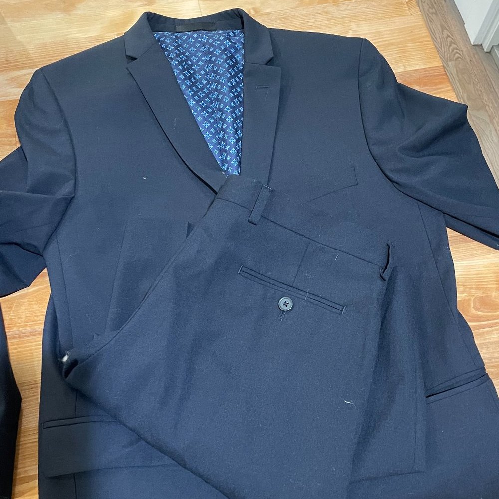 Tallia Boy's Navy Blue Wool Suit